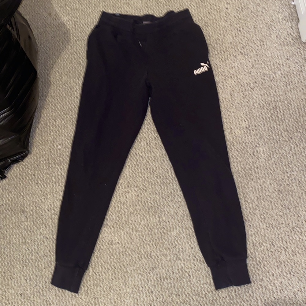 Puma sweat pants, women’s small, black